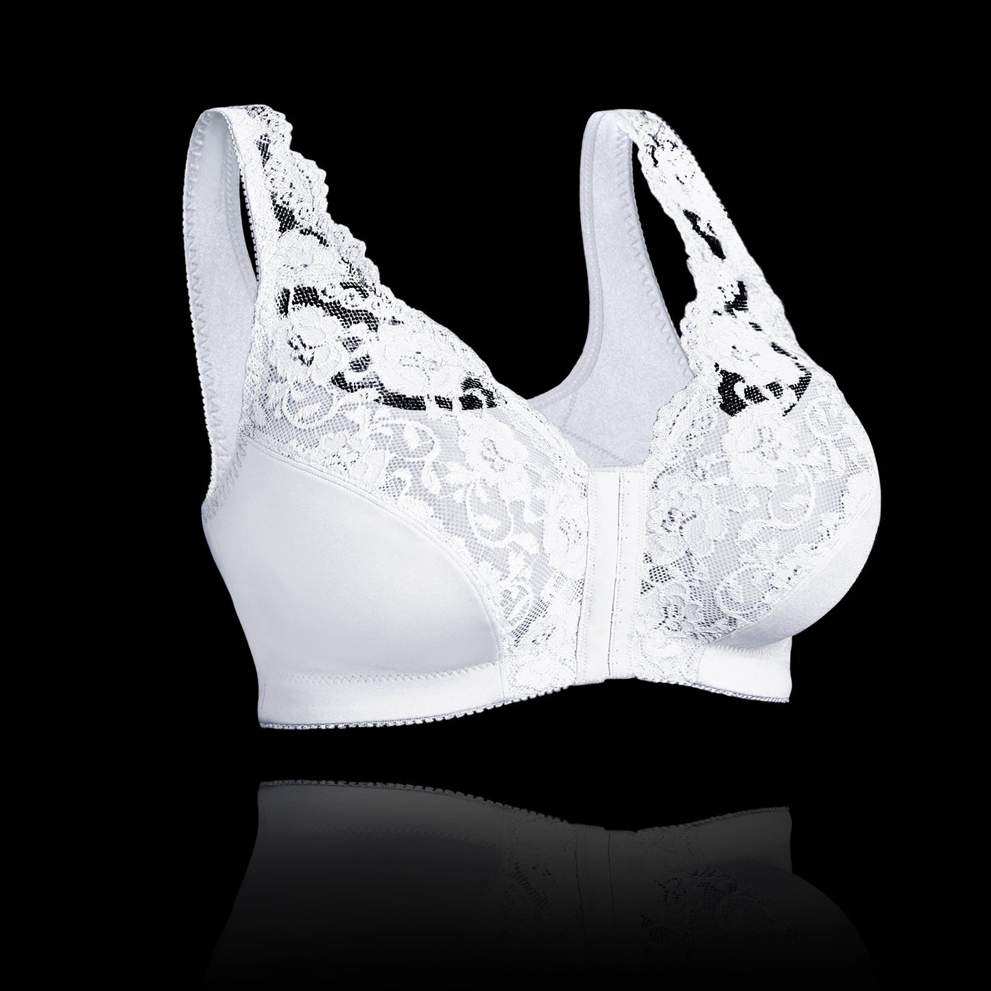 🔥🔥Front hooks, stretch-lace, super-lift, and posture correction – ALL IN ONE BRA!